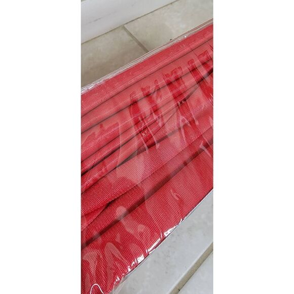 Red Satin Deep Pocket 4 Piece Sheet Set King - Picture 4 of 7